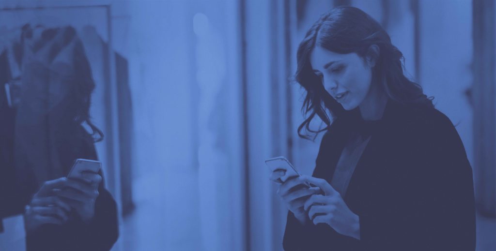 Woman on phone