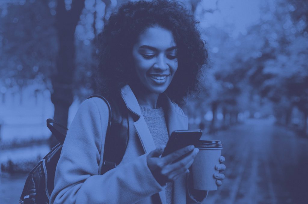 woman on cell phone