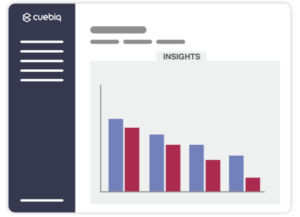 Simplified Cuebiq dashboard insights tab example