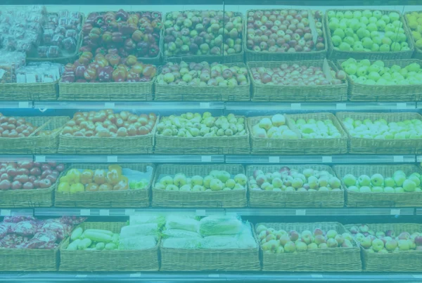 fresh fruit at a local grocery store